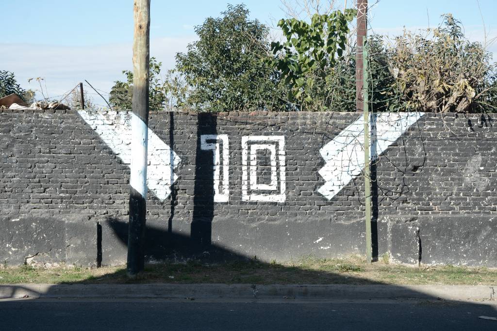 Pintada con el número 10