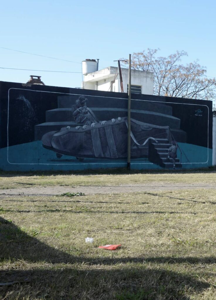 Mural sobre Messi